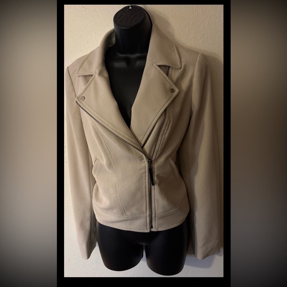 Ann Taylor Asymmetrical Zip Jacket